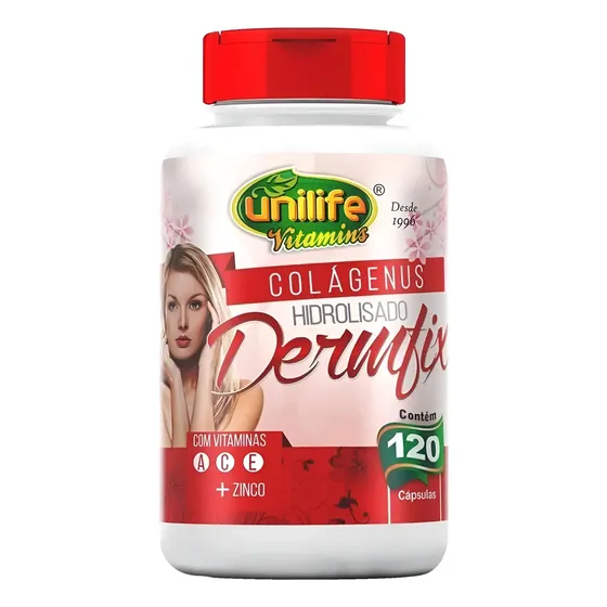 Colágeno Hidrolizado Com Vitaminas - 120 Cápsulas - 450mg