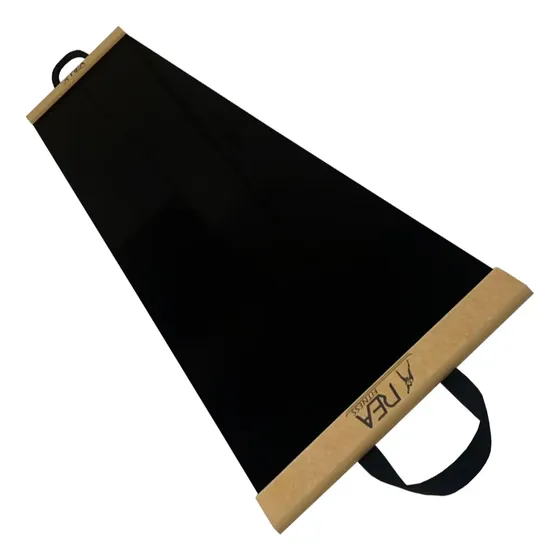 Slide Board Preto + Par Sapatilha E Luva + Pasta + Flanela
