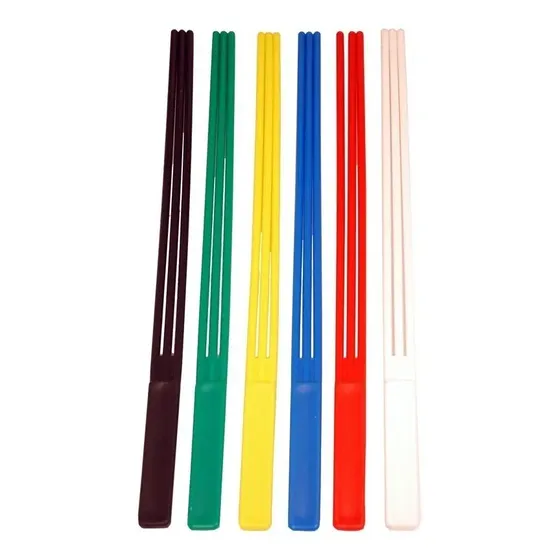 Baqueta Tamborim Percussão 3 Pontas Nylon Kit C/6