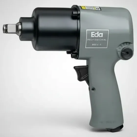 Chave Impacto Pneumatica 1/2 Pesada 5 Engates Rapido Eda 8sv
