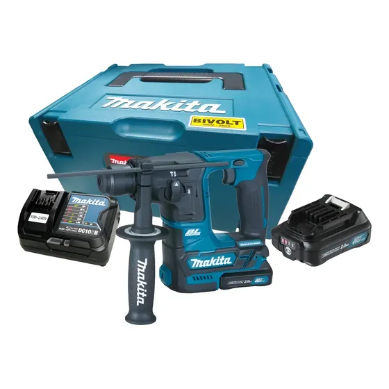 Martelete Rotativo Sem Fio Hr166dsaj 12v 2a Brushless Makita