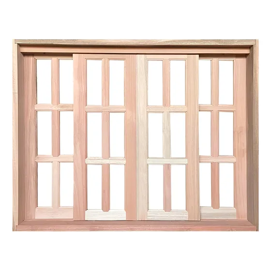 Janela Vitro De Madeira 100x100 De Correr