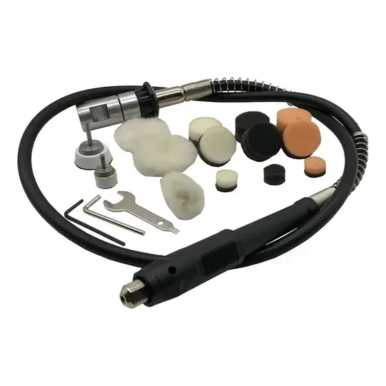 Kit Mini Politriz Cabo Flexível C/acessorios Polish Nobrecar