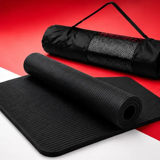 Colchonete Tapete Yoga Academia Abdominal 180x61x1 Cm N F