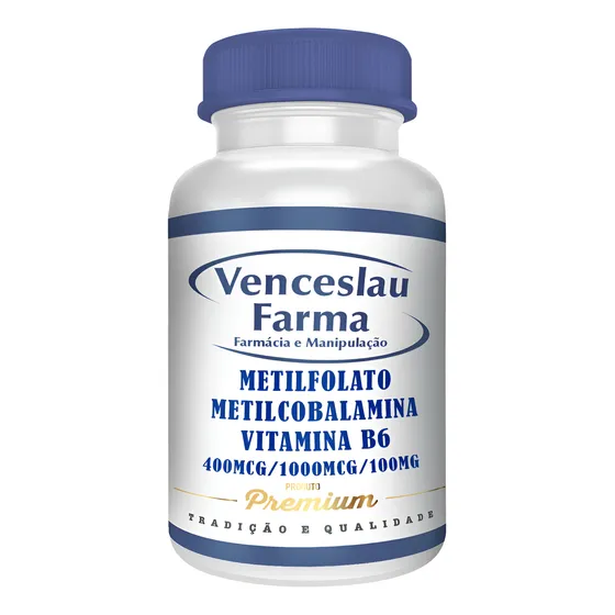 Metilfolato (vitamina B9)400mcg +methy B12 1000mcg+b6 C/150