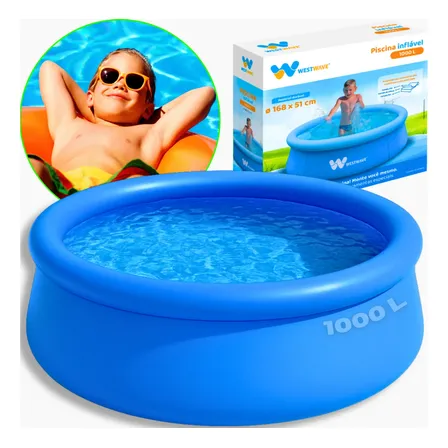 Piscina Infantil Inflável 1000 Litros Grande Redonda Verão