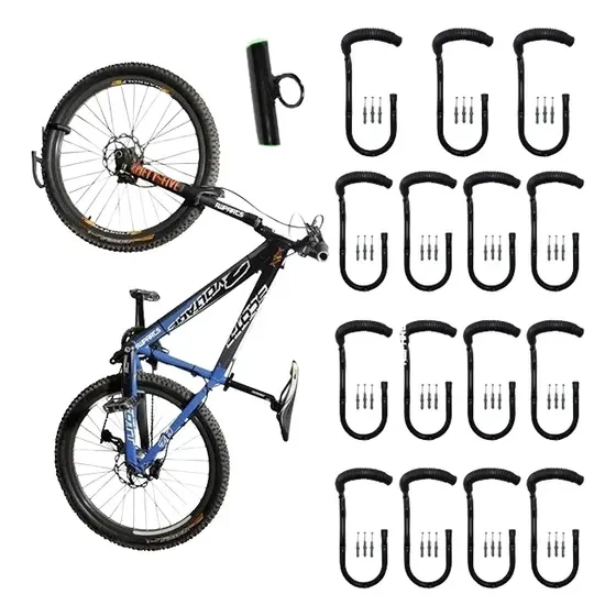 15 Gancho Pendurar Bicicleta Parede Suporte De Bike Vertical