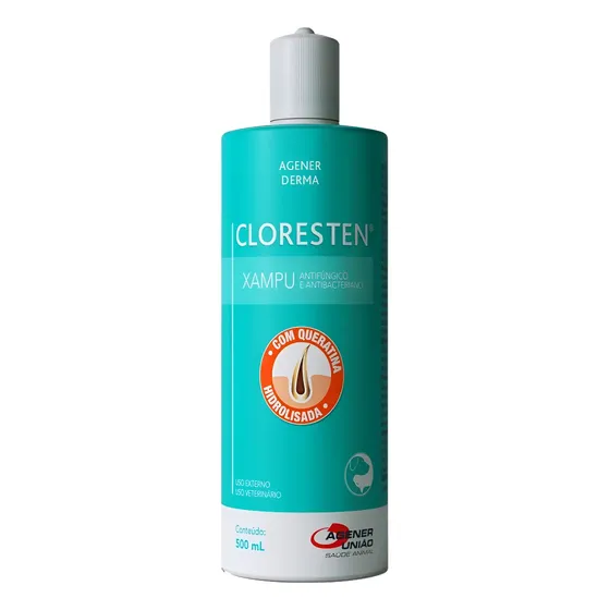 Shampoo Cloresten Agener 500ml - Lojamultitec