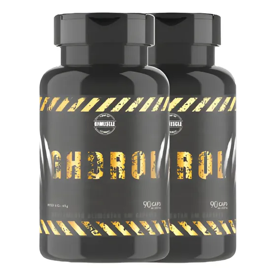2 Ghdrol Potencializador Muscular De Crescimento Sem Sabor Ghmuscle