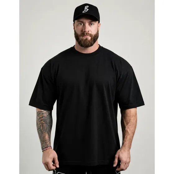 Camiseta Oversized Para Treino E Casual 100% Algodão Premium