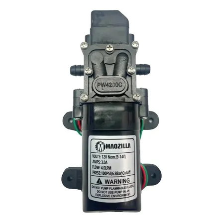 Bomba Água Elétrica 12v 4l/min 6,8bar 100psi Agrícola
