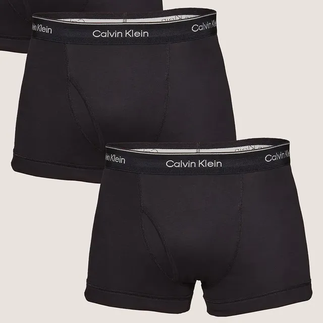 Kit 3 Cuecas Boxer Masculina Trunk Cotton Rib Calvin Klein