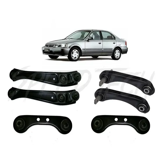 Kit 06 Braços Suspensao Traseira Honda Civic 1992 A 2000