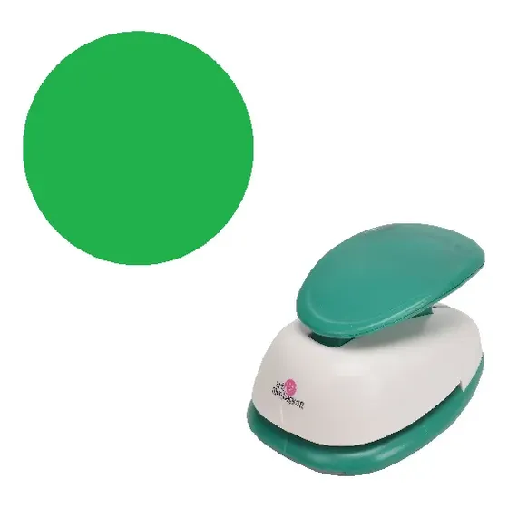 Furador Scrapbook Gigante Plus Para Papel Circulo Liso 5,4cm