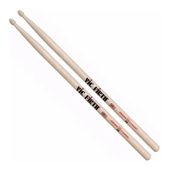 Par De Baquetas Vic Firth 5b American Classic Ponta Madeira