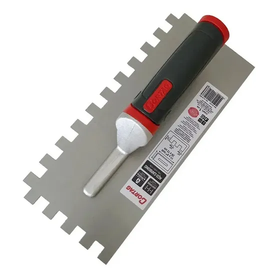 Desempenadeira Super Dentada 12mm - Nivelador De Piso