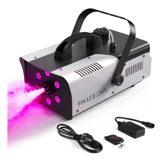 Máquina De Fumaça Ad Light 1200w + Controle Sem Fio