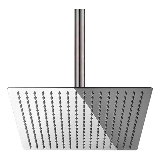 Ducha Teto 40cm Inox Quadrada 40x40 Chuveiro Braço Duchão