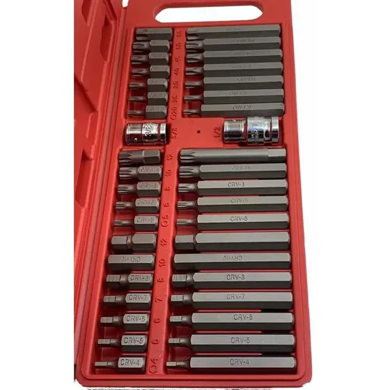 Jogo De Ferramentas Bit Torx, Alen ,multidentado 40 Pcs 6840