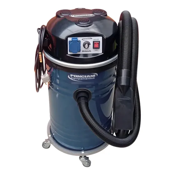 Aspirador De Pó Profissional, 2 Mot. 50 Ltr, 2200w Ponciani