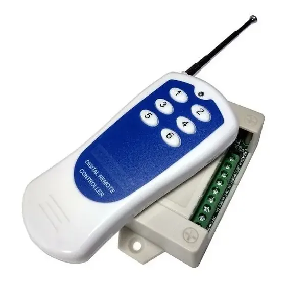 Interruptor 6 Canais Controle Remoto 200m Automação Wireless