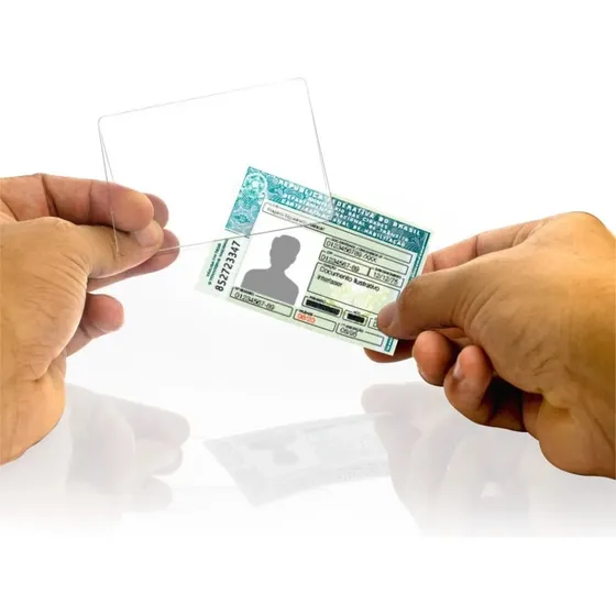 Kit Com 3 Porta Documento Acrílico Cnh / Rg / Dut