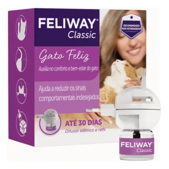 Feliway Classic Difusor Elétrico E Refil Para Gatos 48ml