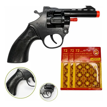 Revólver De Brinquedo Capo Mini Gol Reforçado E Resistente