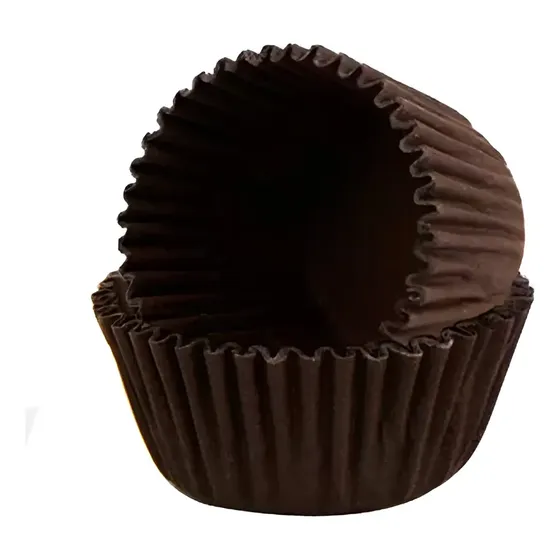 1000 Forminhas Marrom Dentro Fora Nº5 Doce Brigadeiro Plac