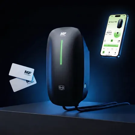 Carregador Carro Elétrico Mf Power T2 32a 7kw 220v Wallbox