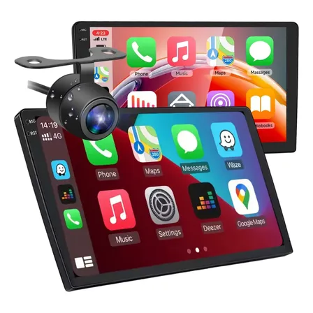 Tela Multimédia 9 Android 13 2din 2gb 32gb Carplay Camera
