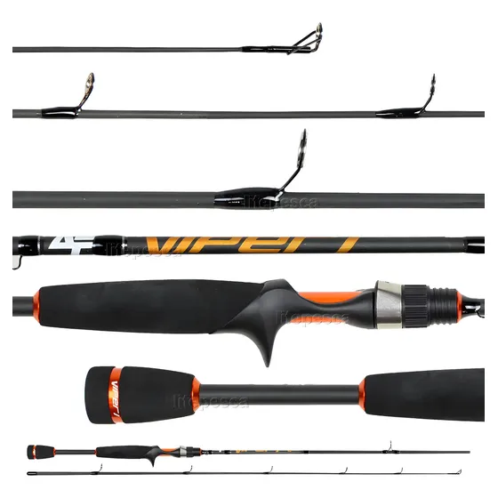 Vara P/ Carretilha Albatroz Fishing Viper 5'6 1,68m 17lb 2p
