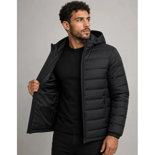 Jaqueta Puffer Bobojaco Corta Vento Nylon Frio Reforçada