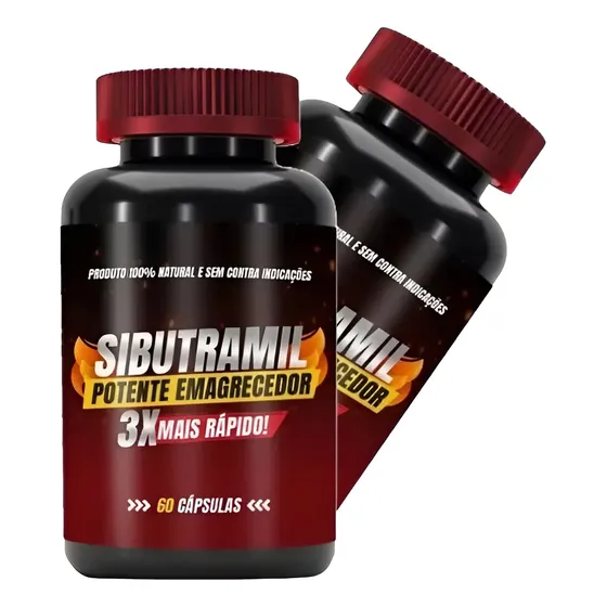 2x Sibutramil Potente Original - 60 Cápsulas