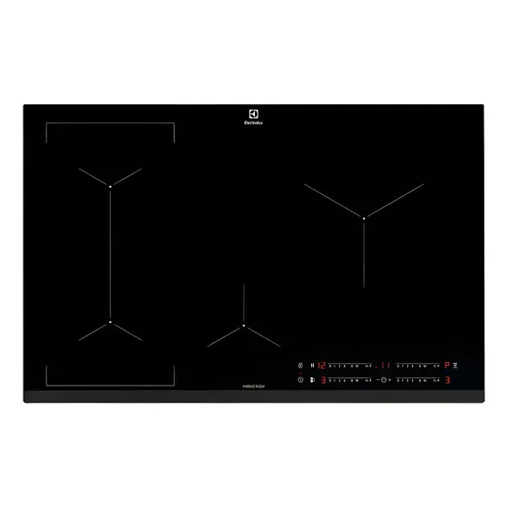 Cooktop De Indução 4 Bocas Unicook Preto Electrolux (ie80p) Preto 220v