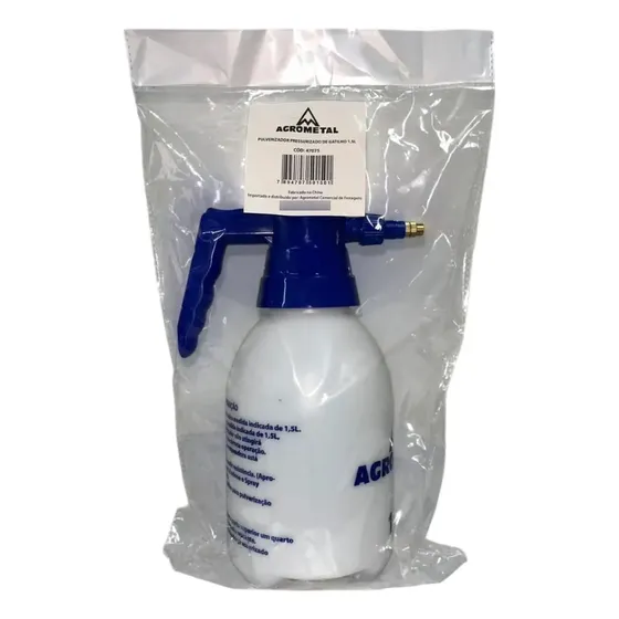 Pulverizador Spray C/controle Pressão 1,5 Litros Agrometal