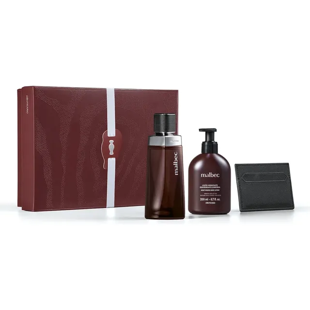 Kit Presente Malbec Tradicional Masculino O Boticário Clássico Original