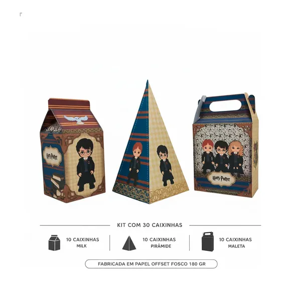 Kit Festa Harry Potter 30 Caixinhas Surpresa Aniversário