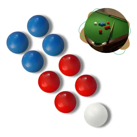 Jogo De Sinuca Bilhar Bolas 50mm Mata Mata 4x4x1