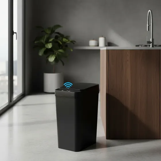 Lixeira Sensor Automática Inteligente 13 L Presença Moderna