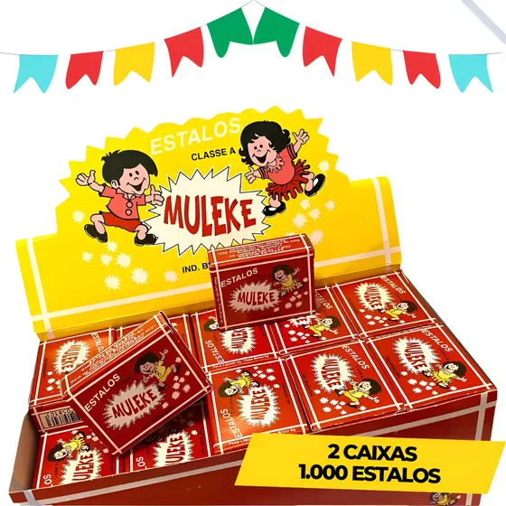 1000 Biribinhas 2 Caixas De Estalinhos Festa Junina Biribas
