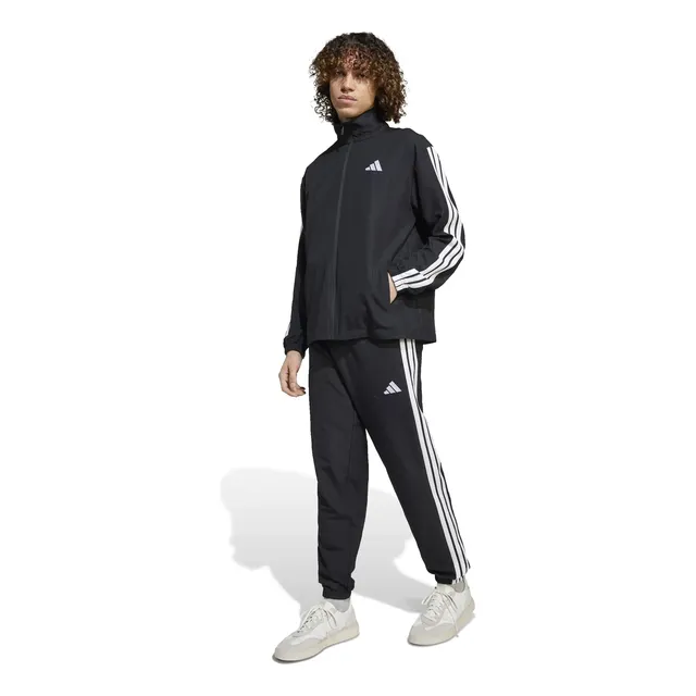 Conjunto De Agasalho Masculino Woven 3 Listras Adidas