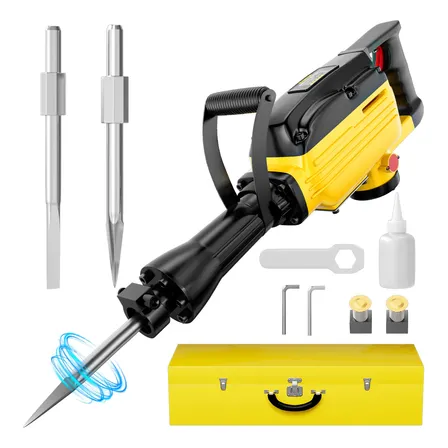 Martelete Demolidor Rompedor Impacto 2000w 1900 Rpm 220v Amarelo 220v
