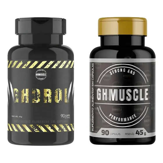 1 Ghdrol + 1 Ghmuscle - Laboratório Ghmuscle