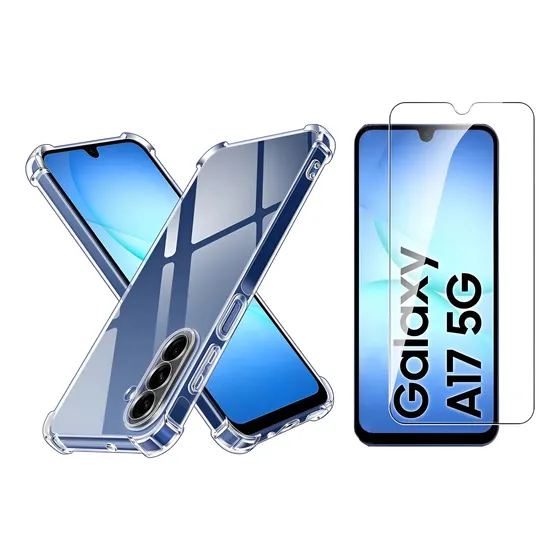 Capa Capinha Case E Película 3d Para Samsung Galaxy A17