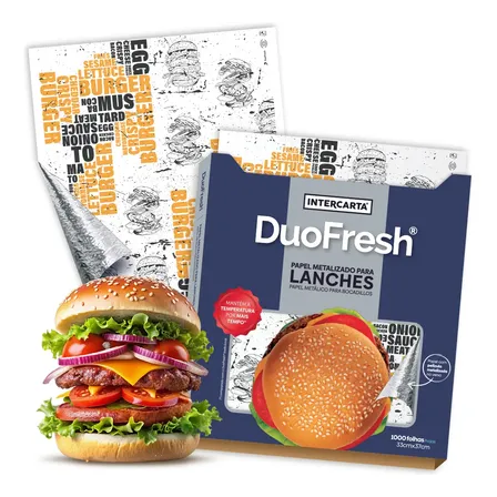 Papel Acoplado Duofresh Térmico Street 33x37cm Com 1000 Un