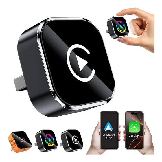 Adaptador Wireless Compatível Com Carplay E Android Auto