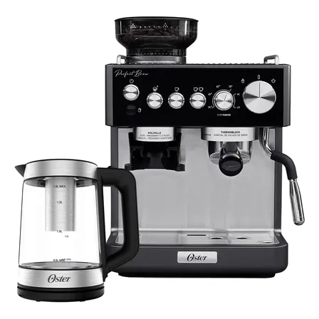 Kit Cafeteira Espresso Nova Perfect Brew E Chaleira Tea Com