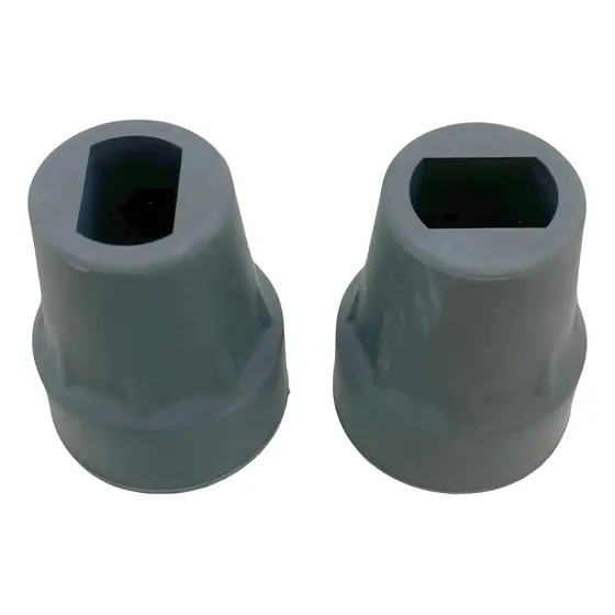 Ponteira Retangular De Borracha Para Muleta Hidrolight