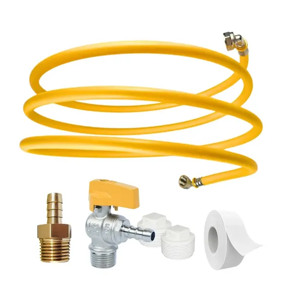 Kit Tubo Pex P/ Gás Encanado 16mm 12m + 2 Cotovelos